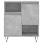 vidaXL Aparadores 3 uds madera contrachapada gris hormigón vidaXL Aparadores 3 uds madera contrachapada gris hormigón