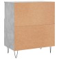 vidaXL Aparadores 3 uds madera contrachapada gris hormigón vidaXL Aparadores 3 uds madera contrachapada gris hormigón