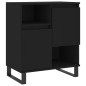 vidaXL Aparadores 3 uds madera contrachapada negro vidaXL Aparadores 3 uds madera contrachapada negro