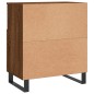 vidaXL Aparadores 3 uds madera contrachapada marrón roble vidaXL Aparadores 3 uds madera contrachapada marrón roble