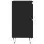 vidaXL Aparadores 3 uds madera contrachapada negro vidaXL Aparadores 3 uds madera contrachapada negro
