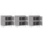vidaXL Aparadores 3 uds madera contrachapada gris Sonoma vidaXL Aparadores 3 uds madera contrachapada gris Sonoma