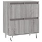 vidaXL Aparadores 3 uds madera contrachapada gris Sonoma vidaXL Aparadores 3 uds madera contrachapada gris Sonoma