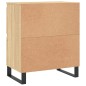 vidaXL Aparadores 3 uds madera contrachapada color roble sonoma