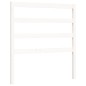 vidaXL Estructura de cama individual con cabecero madera maciza blanco vidaXL Estructura de cama individual con cabecero madera maciza blanco