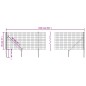 vidaXL Cerca de alambre con pinchos de anclaje gris antracita 0,8x25 m vidaXL Cerca de alambre con pinchos de anclaje gris antracita 0,8x25 m