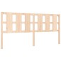 vidaXL Estructura de cama con cabecero madera maciza 180x200 cm