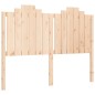 vidaXL Estructura de cama de matrimonio con cabecero madera maciza vidaXL Estructura de cama de matrimonio con cabecero madera maciza
