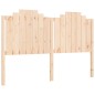 vidaXL Estructura de cama de matrimonio con cabecero madera maciza vidaXL Estructura de cama de matrimonio con cabecero madera maciza