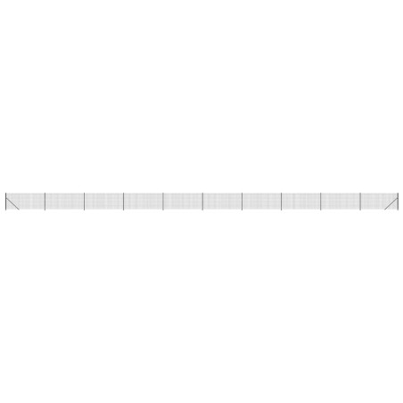 vidaXL Cerca de alambre con brida gris antracita 1,1x25 m