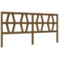 vidaXL Estructura cama y cabecero madera maciza marrón miel 200x200 cm vidaXL Estructura cama y cabecero madera maciza marrón miel 200x200 cm