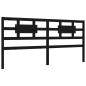 vidaXL Estructura de cama con cabecero madera maciza negro 200x200 cm vidaXL Estructura de cama con cabecero madera maciza negro 200x200 cm