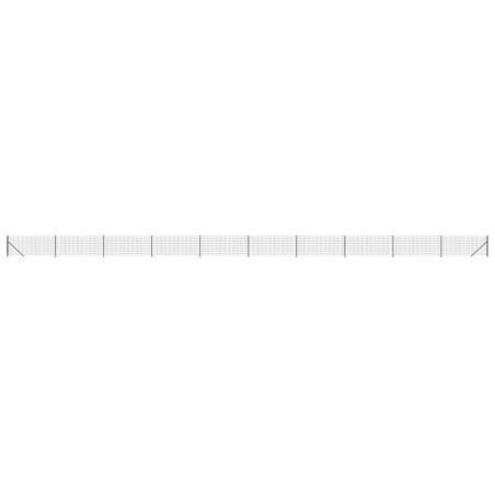 vidaXL Cerca de alambre con brida gris antracita 1,1x25 m