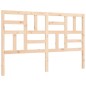 vidaXL Estructura de cama de matrimonio con cabecero madera maciza vidaXL Estructura de cama de matrimonio con cabecero madera maciza