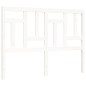 vidaXL Estructura cama de matrimonio con cabecero madera maciza blanco vidaXL Estructura cama de matrimonio con cabecero madera maciza blanco