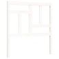 vidaXL Estructura de cama con cabecero madera maciza blanco 90x200 cm vidaXL Estructura de cama con cabecero madera maciza blanco 90x200 cm