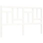 vidaXL Estructura de cama con cabecero madera maciza blanco 160x200 cm vidaXL Estructura de cama con cabecero madera maciza blanco 160x200 cm