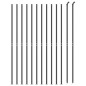 vidaXL Cerca de alambre con brida gris antracita 2,2x25 m vidaXL Cerca de alambre con brida gris antracita 2,2x25 m