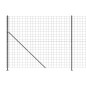 vidaXL Cerca de alambre con brida gris antracita 2,2x25 m vidaXL Cerca de alambre con brida gris antracita 2,2x25 m