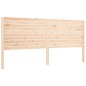 vidaXL Estructura de cama de matrimonio con cabecero madera maciza