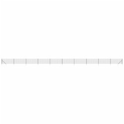 vidaXL Cerca de alambre con pinchos de anclaje gris antracita 1,1x25 m