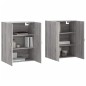 vidaXL Armarios de pared 2 unidades gris Sonoma 69,5x34x90 cm vidaXL Armarios de pared 2 unidades gris Sonoma 69,5x34x90 cm