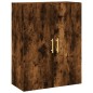 vidaXL Armarios de pared 2 unidades roble ahumado 69,5x34x90 cm vidaXL Armarios de pared 2 unidades roble ahumado 69,5x34x90 cm