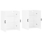 vidaXL Armario de pared 2 unidades blanco brillante 69,5x34x90 cm vidaXL Armario de pared 2 unidades blanco brillante 69,5x34x90 cm