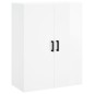 vidaXL Armario de pared 2 unidades blanco brillante 69,5x34x90 cm vidaXL Armario de pared 2 unidades blanco brillante 69,5x34x90 cm