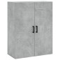 vidaXL Armario de pared 2 unidades gris hormigón 69,5x34x90 cm vidaXL Armario de pared 2 unidades gris hormigón 69,5x34x90 cm