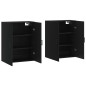 vidaXL Armarios de pared 2 unidades negro 69,5x34x90 cm vidaXL Armarios de pared 2 unidades negro 69,5x34x90 cm