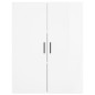 vidaXL Armario de pared 2 unidades blanco brillante 69,5x34x90 cm vidaXL Armario de pared 2 unidades blanco brillante 69,5x34x90 cm