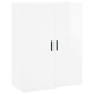 vidaXL Armario de pared 2 unidades blanco brillante 69,5x34x90 cm vidaXL Armario de pared 2 unidades blanco brillante 69,5x34x90 cm