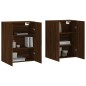 vidaXL Armarios de pared 2 unidades marrón roble 69,5x34x90 cm vidaXL Armarios de pared 2 unidades marrón roble 69,5x34x90 cm