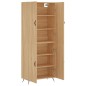 vidaXL Aparador alto madera contrachapada color roble 69,5x34x180 cm vidaXL Aparador alto madera contrachapada color roble 69,5x34x180 cm