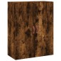 vidaXL Aparador alto madera contrachapada roble ahumado 69,5x34x180 cm vidaXL Aparador alto madera contrachapada roble ahumado 69,5x34x180 cm