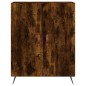 vidaXL Aparador alto madera contrachapada roble ahumado 69,5x34x180 cm vidaXL Aparador alto madera contrachapada roble ahumado 69,5x34x180 cm
