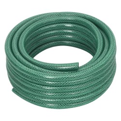 vidaXL Manguera de jardín con accesorios PVC verde 15,6 mm 10 m