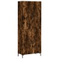 vidaXL Aparador alto madera contrachapada roble ahumado 69,5x34x180 cm vidaXL Aparador alto madera contrachapada roble ahumado 69,5x34x180 cm
