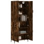 vidaXL Aparador alto madera contrachapada roble ahumado 69,5x34x180 cm vidaXL Aparador alto madera contrachapada roble ahumado 69,5x34x180 cm