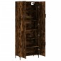 vidaXL Aparador alto madera contrachapada roble ahumado 69,5x34x180 cm vidaXL Aparador alto madera contrachapada roble ahumado 69,5x34x180 cm