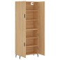 vidaXL Aparador alto madera contrachapada color roble 69,5x34x180 cm vidaXL Aparador alto madera contrachapada color roble 69,5x34x180 cm