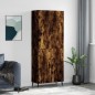 vidaXL Aparador alto madera contrachapada roble ahumado 69,5x34x180 cm vidaXL Aparador alto madera contrachapada roble ahumado 69,5x34x180 cm