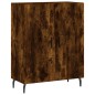 vidaXL Aparador alto madera contrachapada roble ahumado 69,5x34x180 cm vidaXL Aparador alto madera contrachapada roble ahumado 69,5x34x180 cm