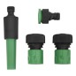 vidaXL Manguera de jardín con accesorios PVC verde 15,6 mm 10 m