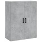vidaXL Aparador alto madera contrachapada gris hormigón 69,5x34x180 cm vidaXL Aparador alto madera contrachapada gris hormigón 69,5x34x180 cm