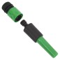vidaXL Manguera de jardín con accesorios PVC verde 15,6 mm 10 m