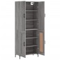 vidaXL Aparador alto madera contrachapada gris sonoma 69,5x34x180 cm vidaXL Aparador alto madera contrachapada gris sonoma 69,5x34x180 cm