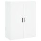 vidaXL Aparador alto madera contrachapada blanco 69,5x34x180 cm vidaXL Aparador alto madera contrachapada blanco 69,5x34x180 cm
