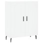 vidaXL Aparador alto madera contrachapada blanco 69,5x34x180 cm vidaXL Aparador alto madera contrachapada blanco 69,5x34x180 cm